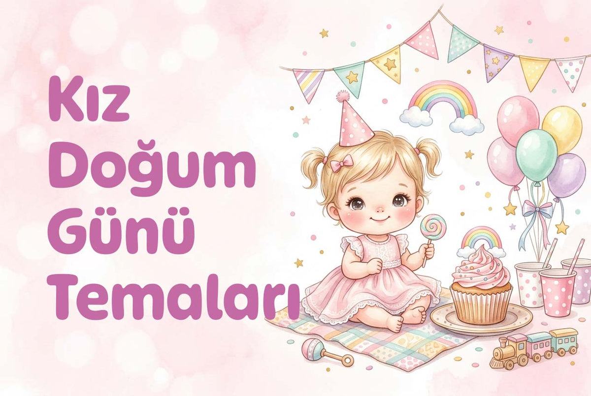 Kız Çocuk Doğum Günü Temaları