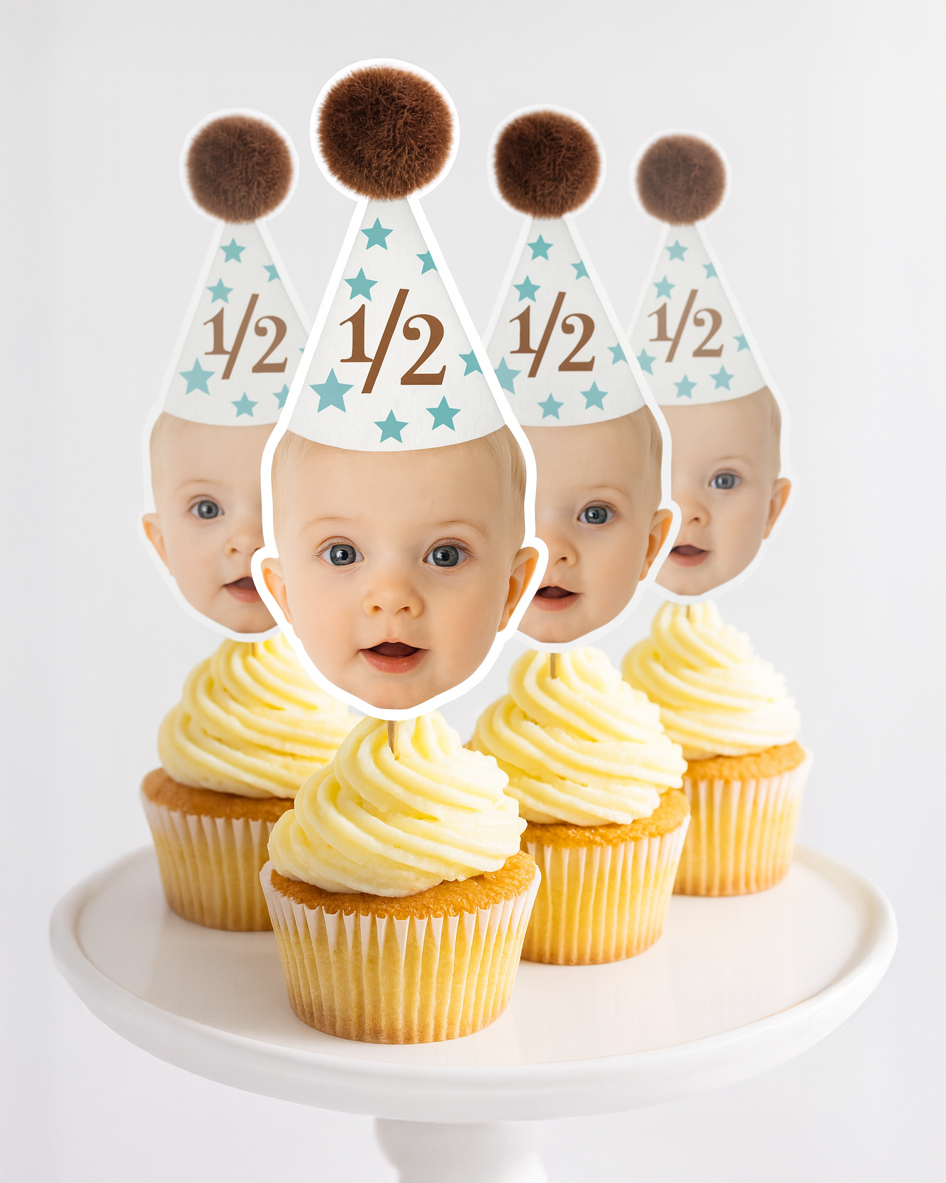 Yarım Yaş Temalı Fotoğraflı Kürdan