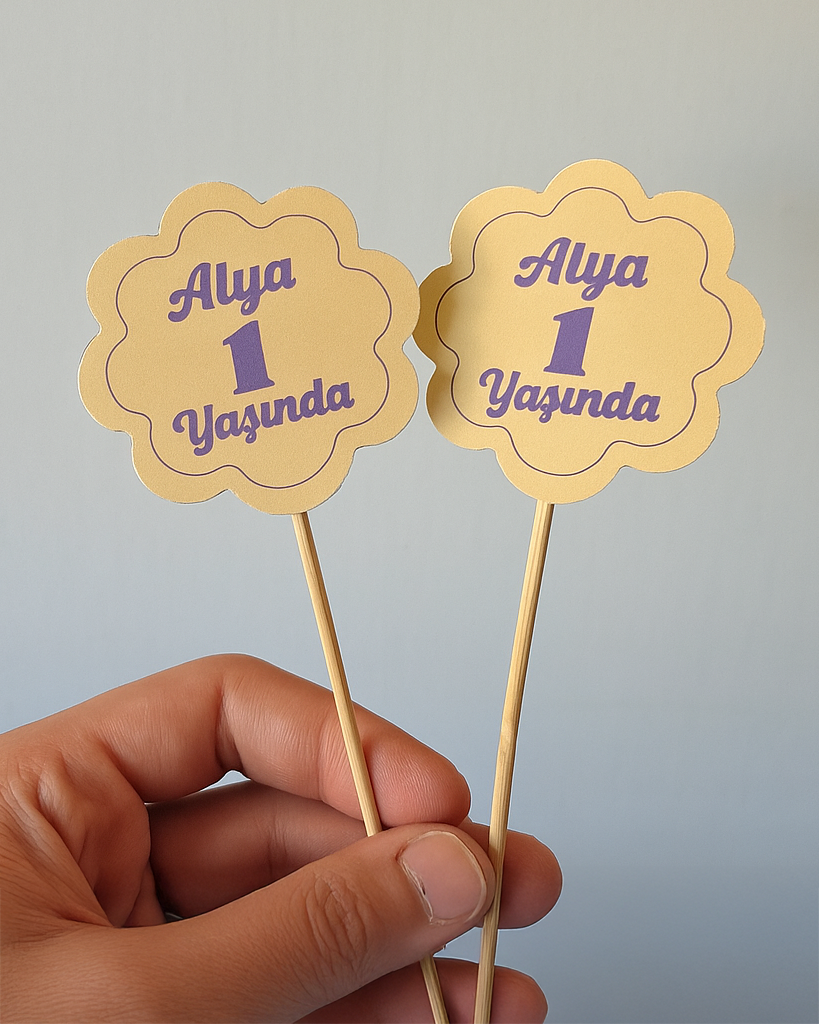 Yaş Günü Temalı Parti Kürdanı