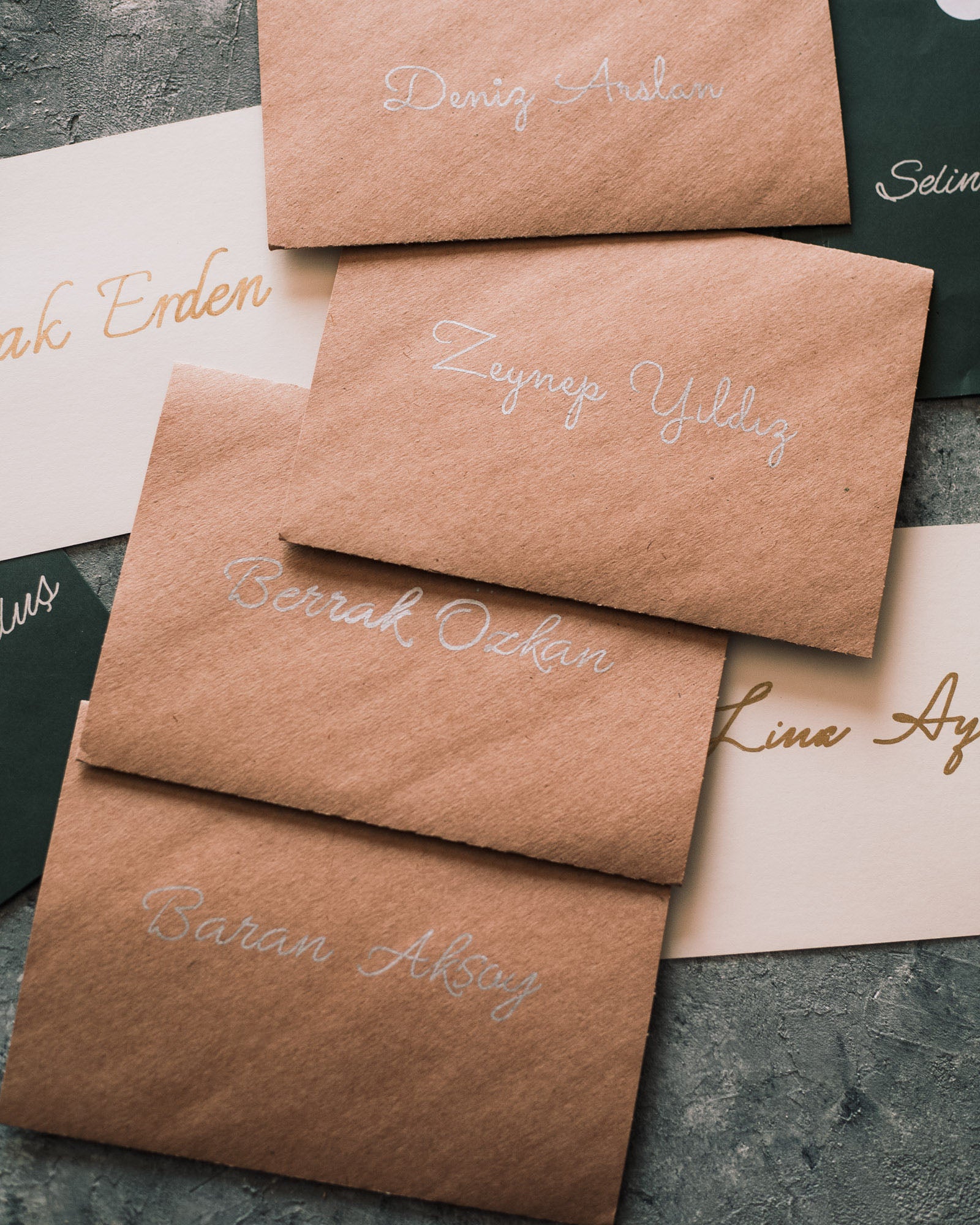 Davetiye Üzerine İsim Yazma Hizmeti