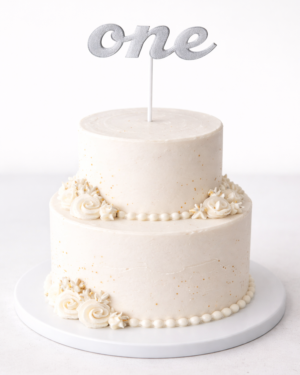 One Yazılı Pasta Süsü