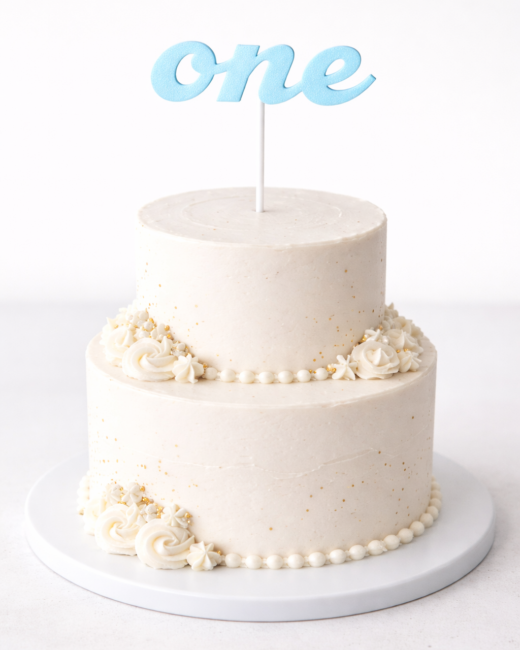 One Yazılı Pasta Süsü