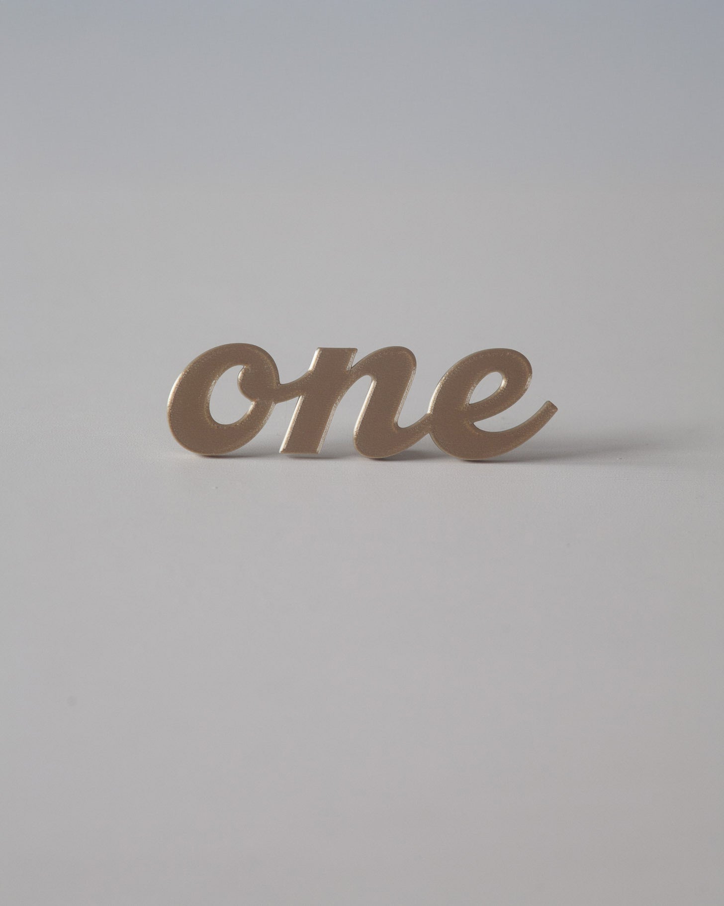 One Yazılı Pasta Süsü