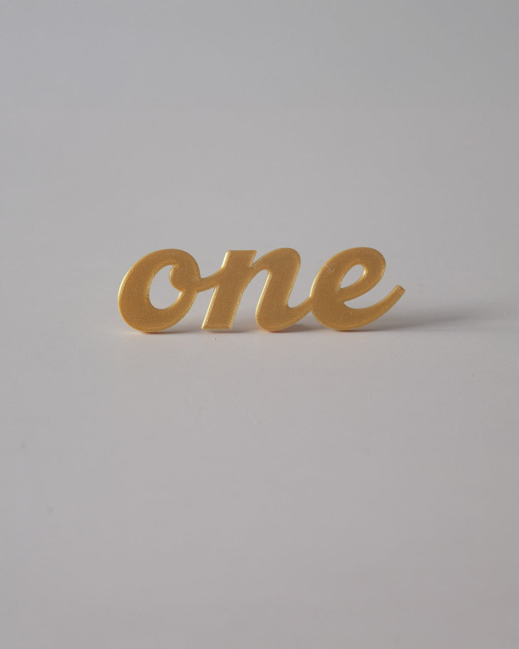 One Yazılı Pasta Süsü