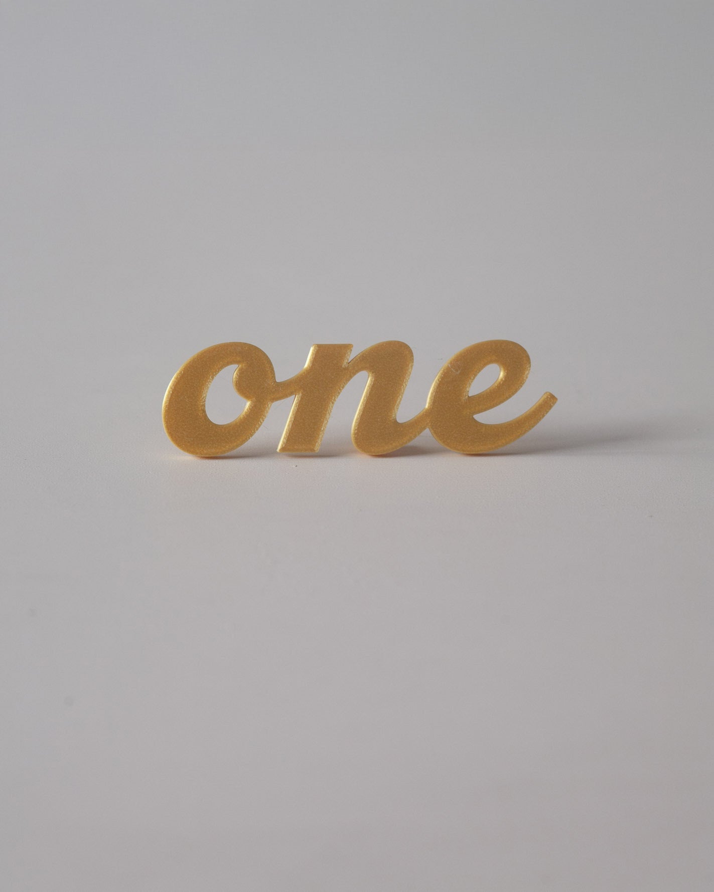 One Yazılı Pasta Süsü