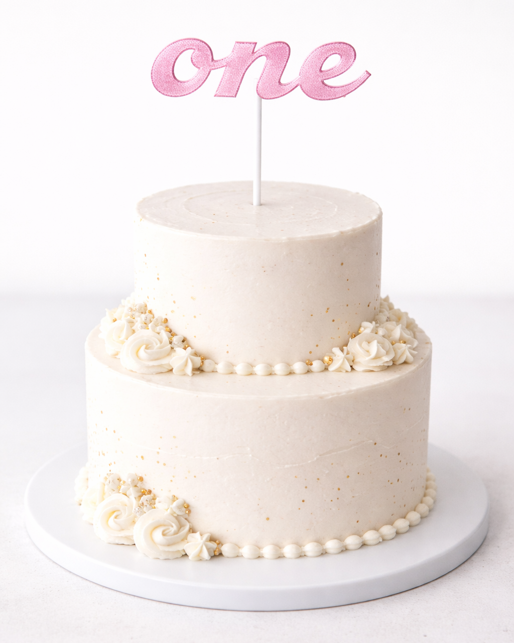 One Yazılı Pasta Süsü