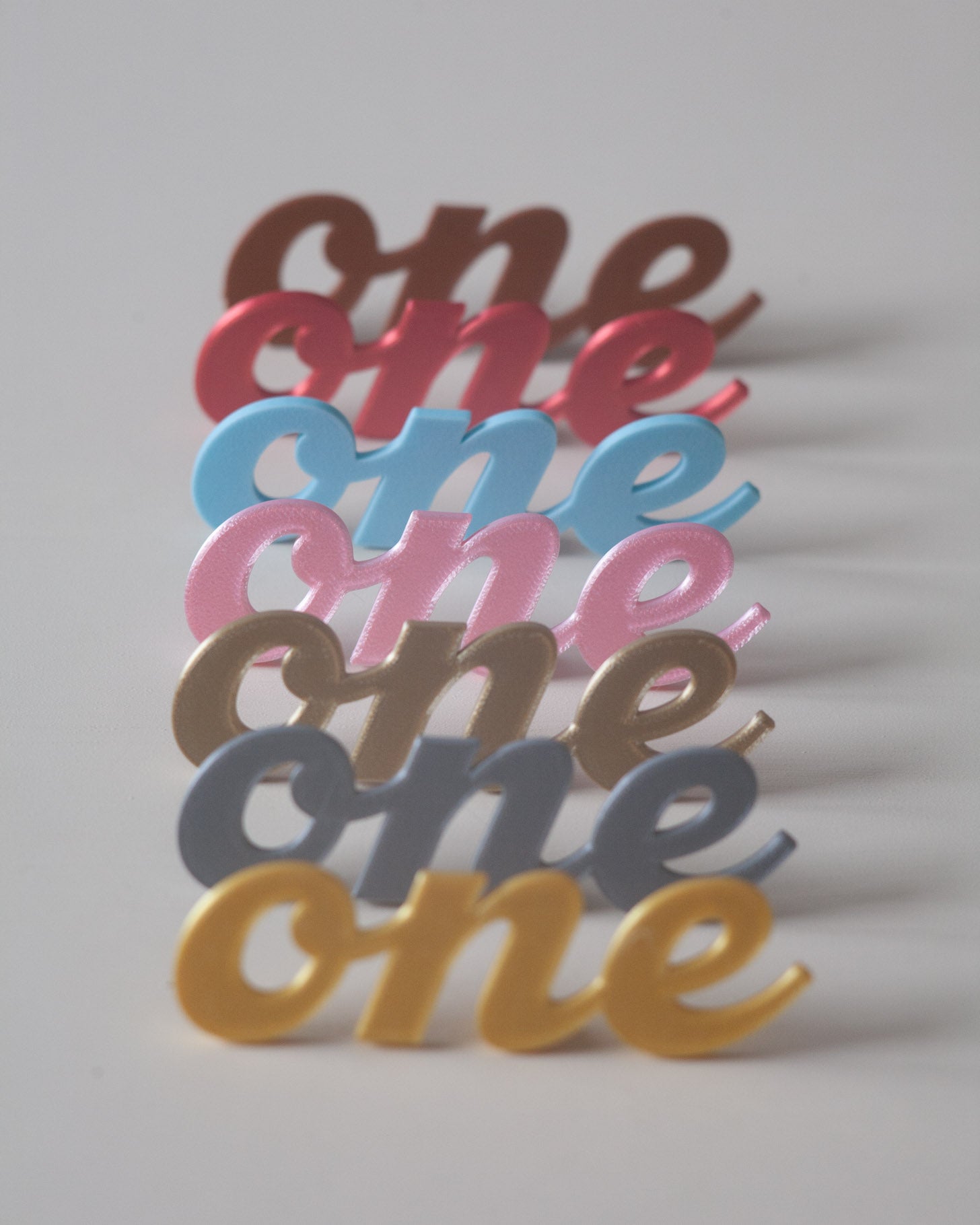 One Yazılı Pasta Süsü